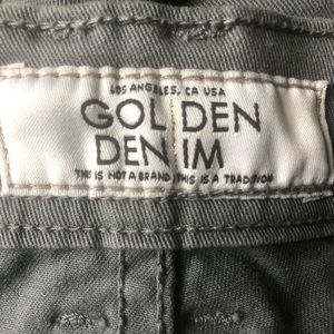 Golden denim men’s pants